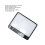 Boekvergrootglas met verlichting, 3x optische vergroting. 4