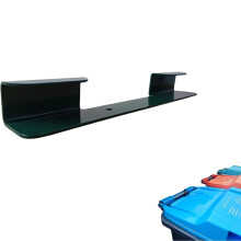Meiiso Steel Wheelie Bracket Outdoor Trash Can Holder 1