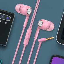 Linjieee U Bass in-ear headphones with mic, 3.5mm wired,
