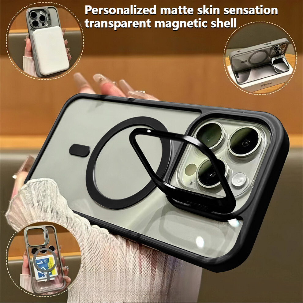 Iphone 15 Pro Max Magnetic Case With Kickstand And Lens 9306268765011