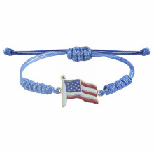 American flag bracelet celebrating USA patriotism