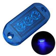 LED-sivumerkkivalo punainen/valkoinen 12V/24V