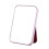 Women's Simple Portable Makeup Mirror Light Purple 1