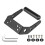 Meterk rear handle bar bracket aluminum universal for 1