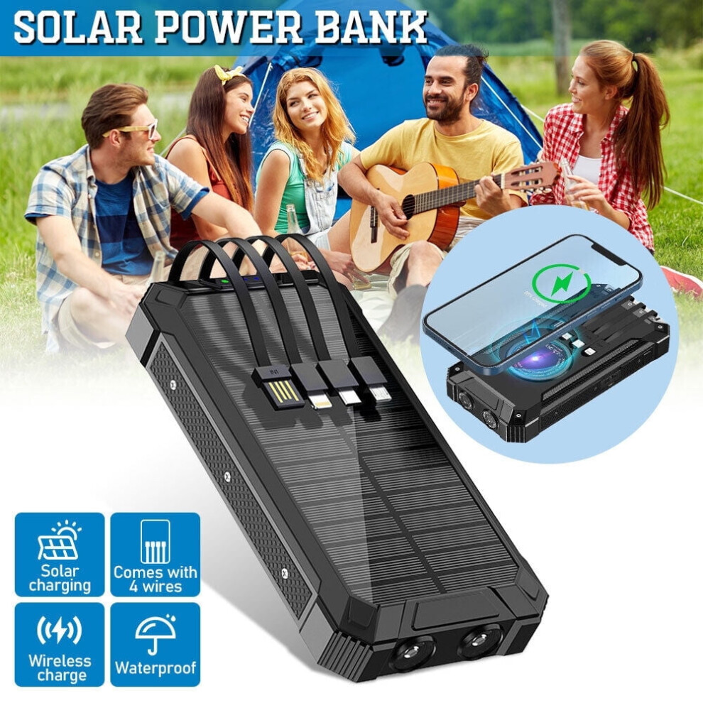 Solar Power Bank 15000Mah With 20W Usb-C And Dual 9306268765066