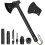 Camping Axe Folding Tactical Hatchet with Hammer Black 1