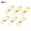 Zipper Pull Replacement Kit Metal Slider Tabs 6 Pieces 1