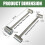 Door Hinge Adjustment Tool for Flag Hinges 14mm 18mm 23mm 2