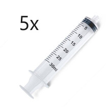 Seringă medicală cu luer lock 30ml sterilă 5 bucăți