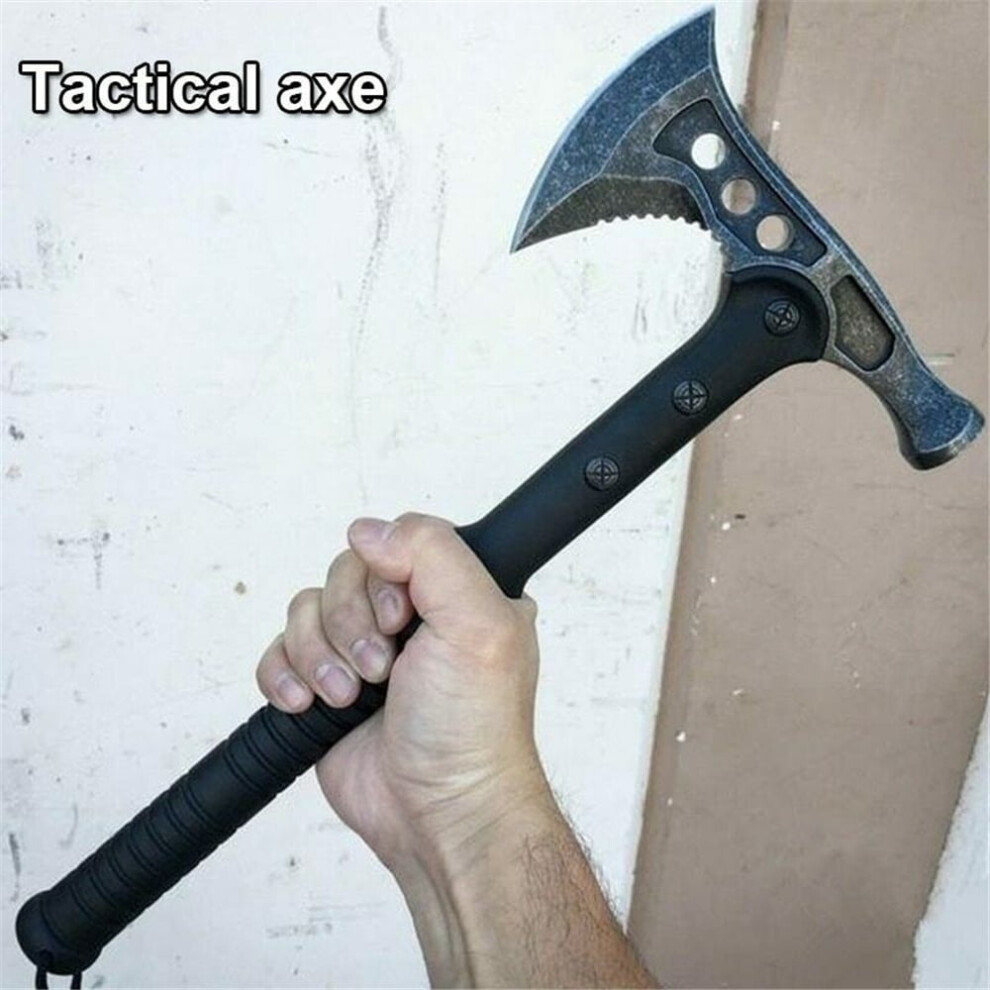 Camping Axe Tactical Hatchet Outdoor Survival Tool Black 9306268765394