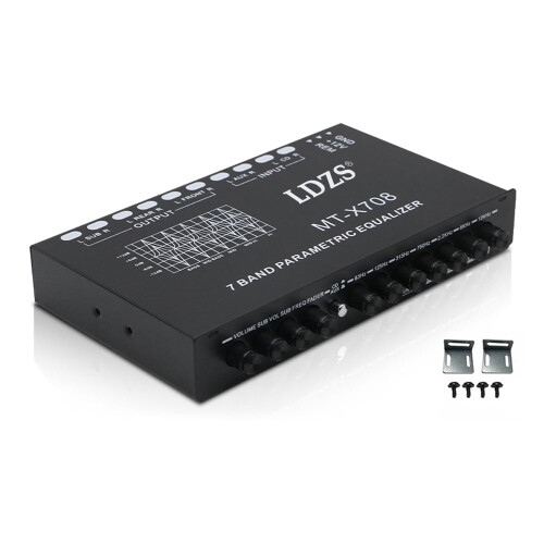 Meterk 7-band car audio equalizer with parametric tuning