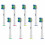 Electric Toothbrush Heads Floss Action Hard Bristles 8-Pack 1