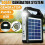 Portable solar power station 6V 2W with LED flashlight 1