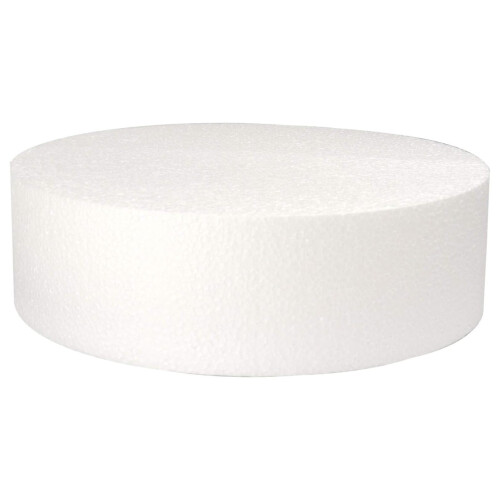 Round Cake Dummy Styrene 20 Inch Diameter 3 Inch High