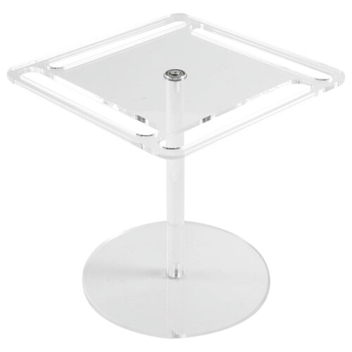 Acrylic sunglasses holder stand 360 rotating transparent