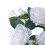 White Pillar Candle Ring Wreath 6 inch 6