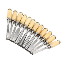 Wood Chisel Set Wooden Handle 12PCS