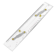 Marine Parallel Ruler Clear Scale 450 mm