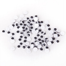Runda rörliga hantverksögon 10 mm 100 st