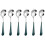VISALY Stainless Steel Round Spoon 6 Pcs 2