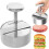Happon Silver Burger Press Stainless Steel Adjustable Patty 1