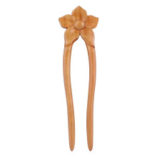 Chinese wedding chopsticks wooden flower hairpin