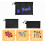 Clear cosmetic bags set zip mesh pencil case 3-pack 1