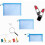 Nylon Mesh Cosmetic Bag Blue Pack of 3 1