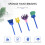 Kids Sponge Paint Brushes Set 4 Pieces 2