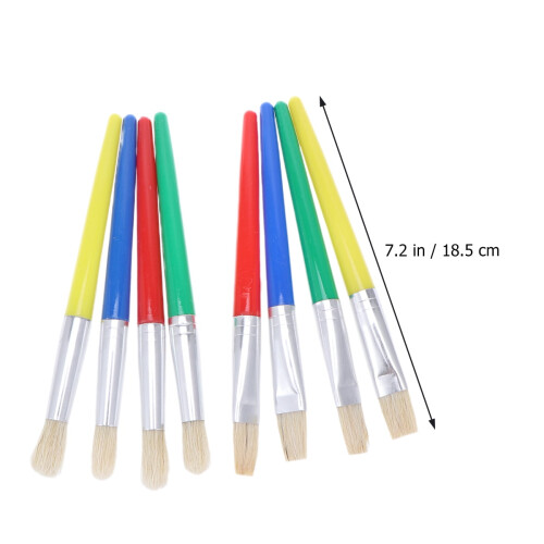 Kids Paint Brush Set for Beginners 8 Pieces 1