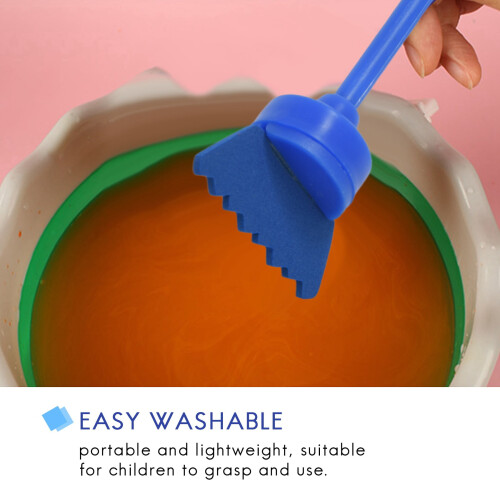 Kids Sponge Paint Brushes Set 4 Pieces 2