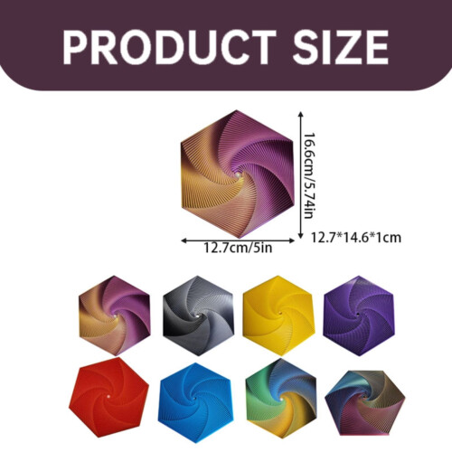 Fractal Hexagon Pop It Fidget Toy for Adults 2