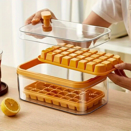 Ice Cube Mold Set with Scoop and Storage Box 12 pcs 1