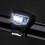 Bike Headlight White LED Rubber Strap Mount 1