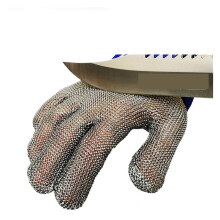 Edelstahl-Schnittschutzhandschuhe der Güteklasse 5, Paar