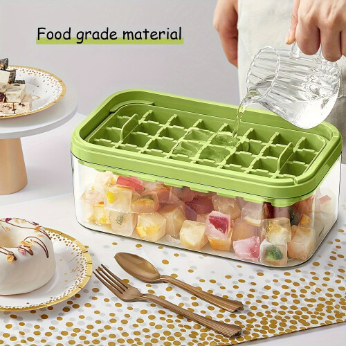 Food-Grade Silicone Ice Cube Mold Tray 32-Grid 1PCS 1