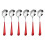 VISALY stainless steel round soup spoon set 6 pcs 2