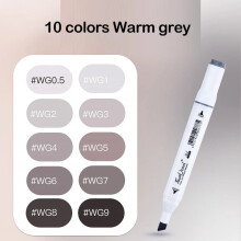 Art marker set dual tip alcohol based flesh tone 20 colors