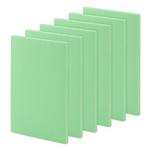 Grüne Gummischnitzblöcke, 6 x 4 Zoll, 6 Stück