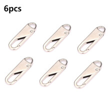 Metal Zipper Pull Replacement 6 Pieces