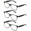 Reading Glasses Matte Translucent Lightweight 3 Pairs 2
