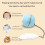 LED Cat Toy Ball Automatic USB Charging White 4