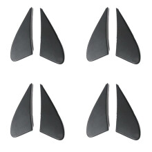 8PC Exterior Rear View Mirror Trim Side Mirror Triangle Trim for 2003-2008 60118-12010 60117-12010