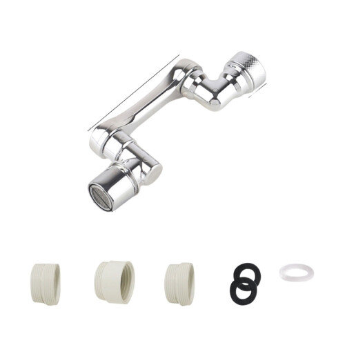 Faucet Aerator Extender Plastic 1080 Rotatable