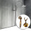Retro handheld shower head with bracket, high pressure 6