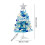 Kabnic Mini Blue Christmas Tree Desktop Ornament 2
