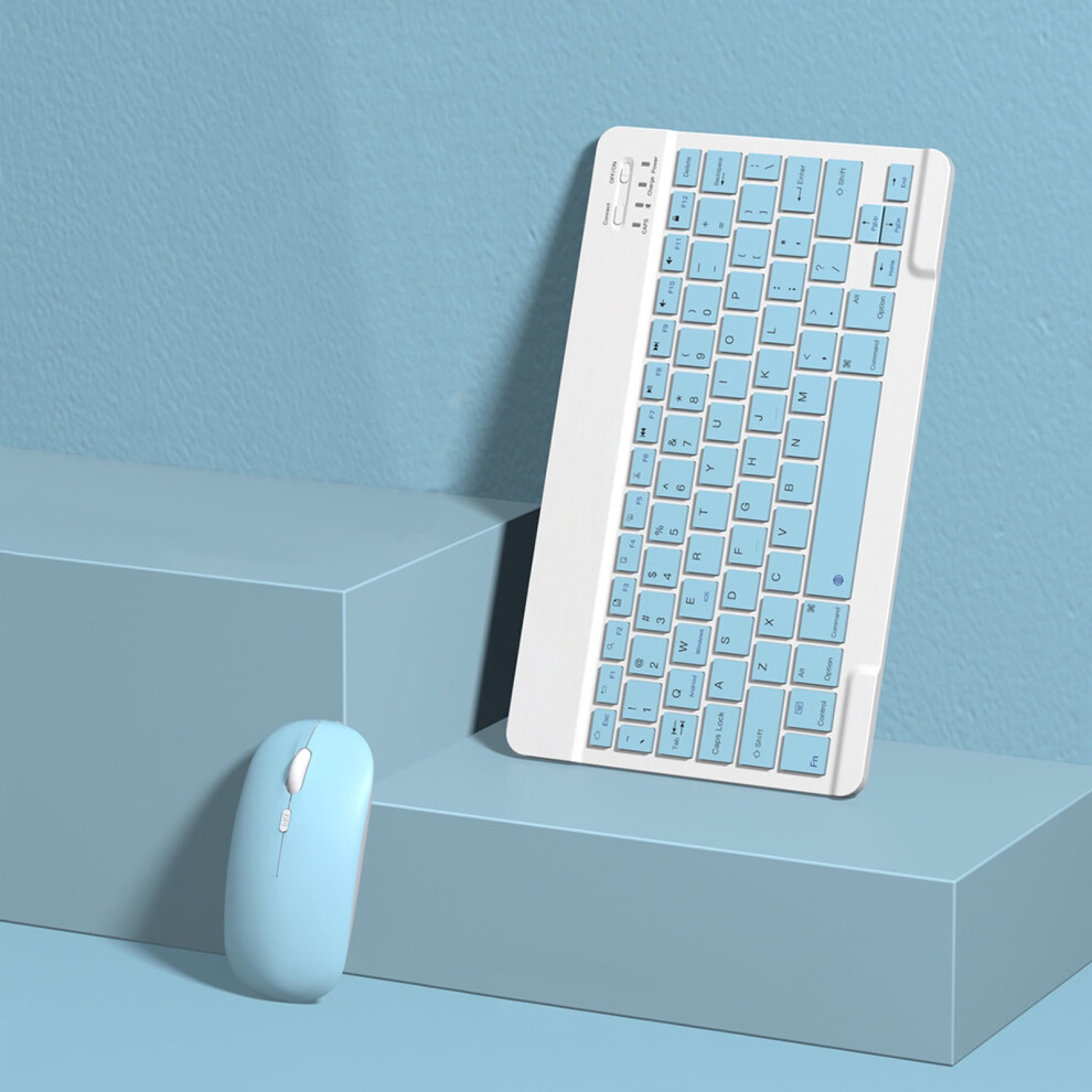 Bluetooth Keyboard And Mouse Combo Rechargeable Compact 9107258268556