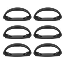 Speaker Handle Subwoofer Black Plastic 6 pcs