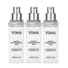 (3PCS) 1-3X Vima Changing Foundation, Vima Cosmetics, Vima Color Changing Foundation 20% C3
