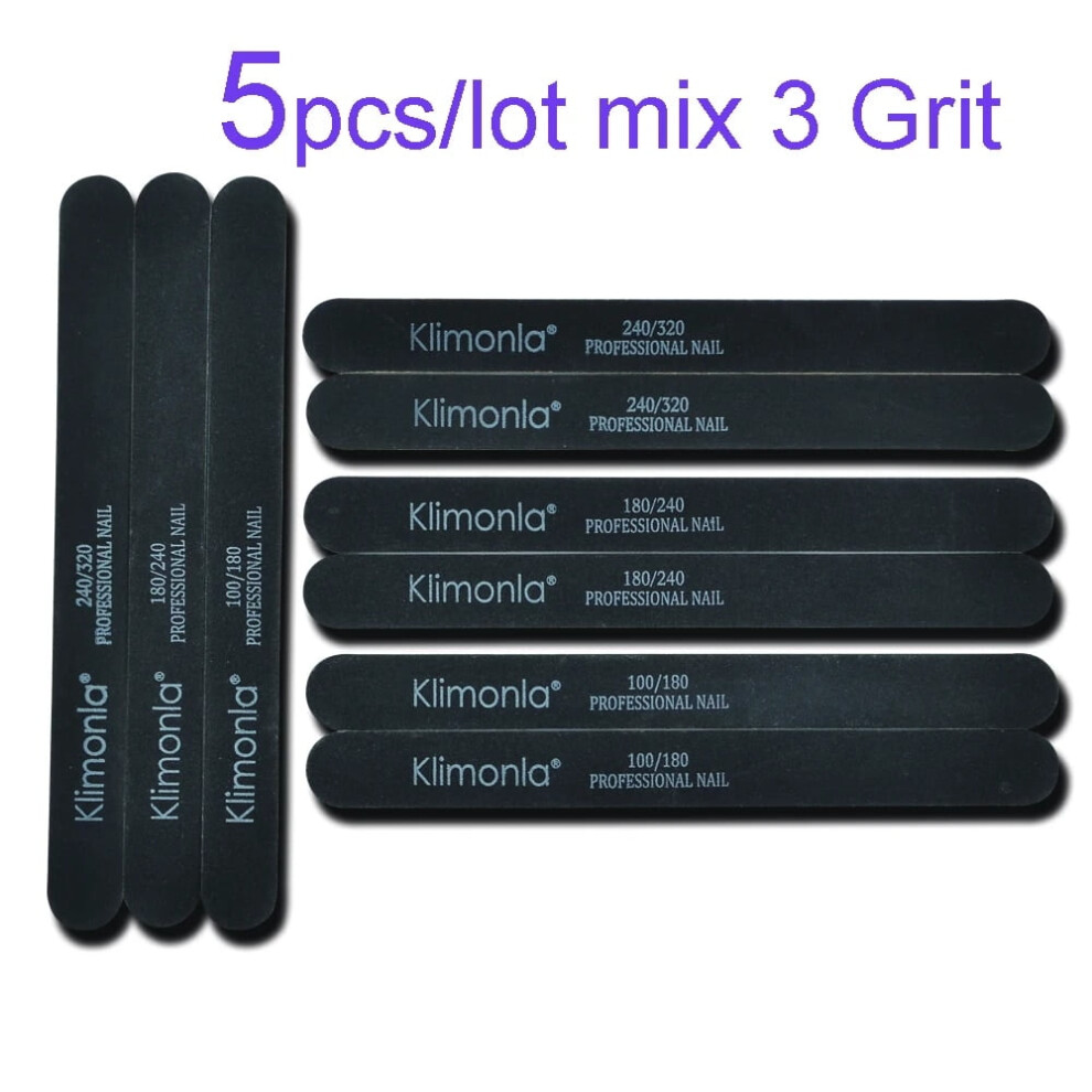 Wooden Nail File 100/180/240/320 Grit 5pcs